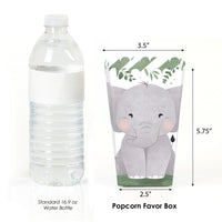 Elephant Popcorn Boxes - 12 Ct