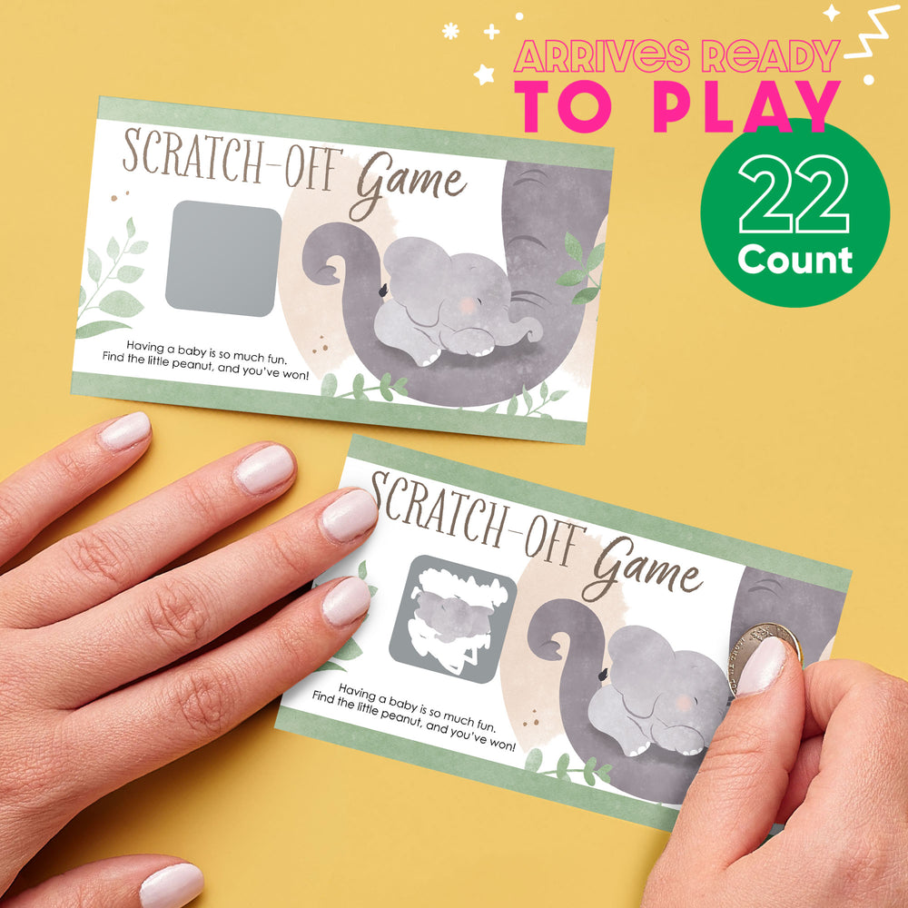 Elephant Scratch Off Cards Game - 22 Ct