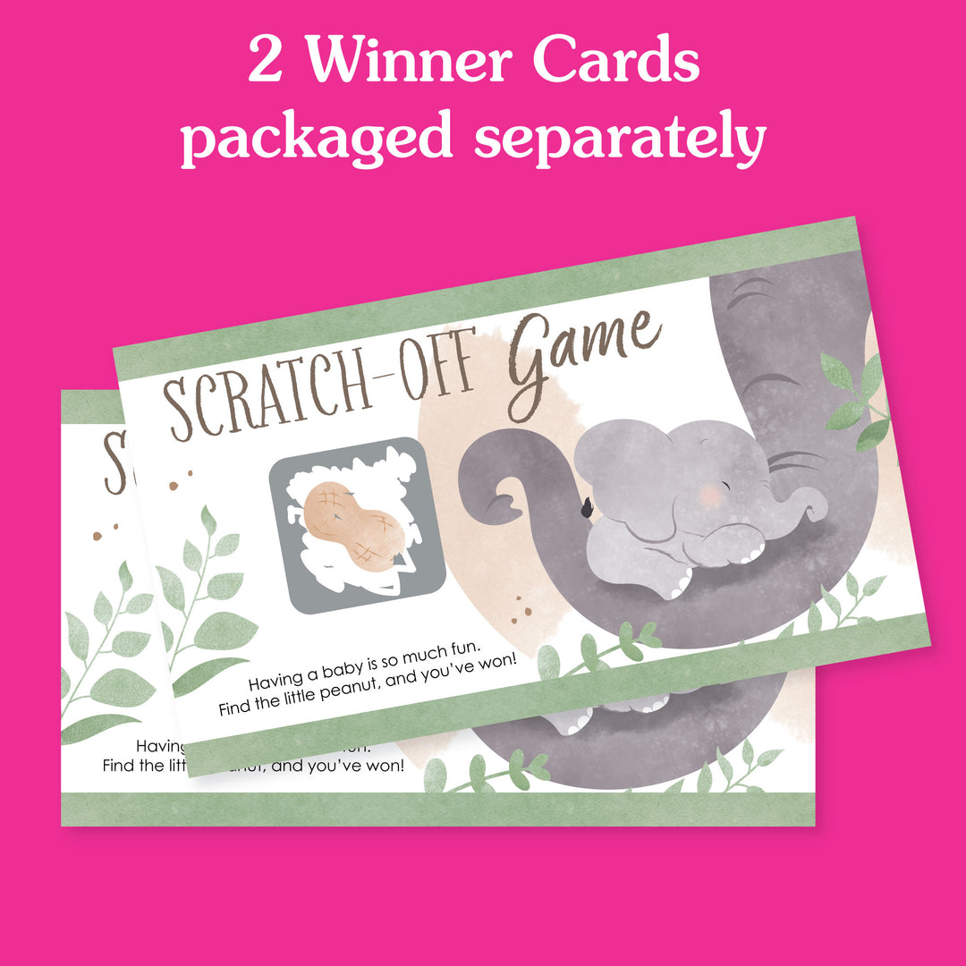 Elephant Scratch Off Cards Game - 22 Ct