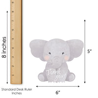 Elephant Thank You Cards - 12 Ct