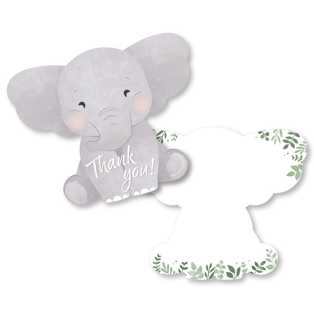 Elephant Thank You Cards - 12 Ct