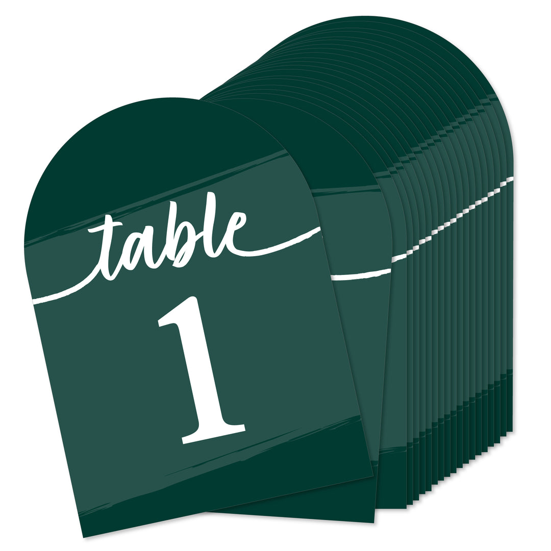Elegantly Simple Table Numbers - 20 Ct