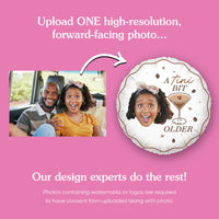Custom Face Balloon - A Tini Bit Older Espresso - Double Sided - 1 Ct