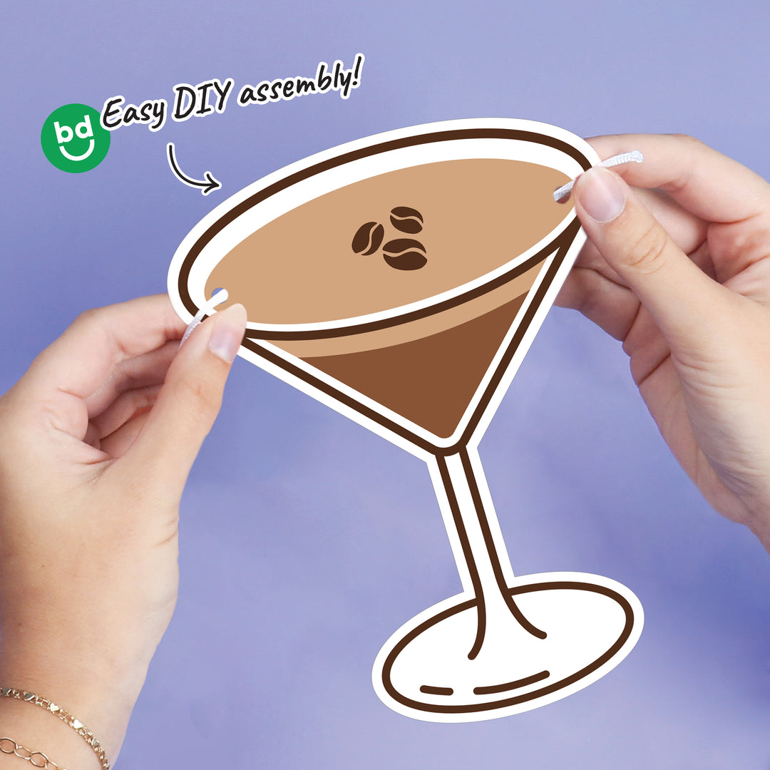 Espresso Martini Garland Banner - 15 Pc
