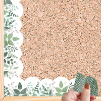 Eucalyptus Greenery - Scalloped Classroom Decor - Bulletin Board Borders - 51 Feet