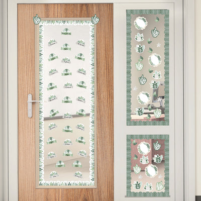 Eucalyptus Greenery - School Bulletin Board Set - Classroom Decoration Kit