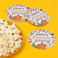 Drink Coasters - Fall Friends Thanksgiving - 25 Ct