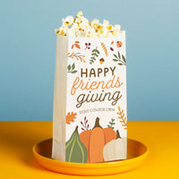 Custom Text Popcorn Bags - Fall Friends Thanksgiving