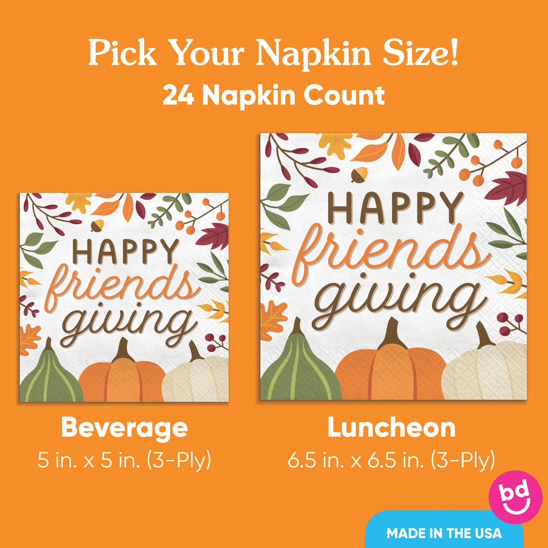 Napkins - Fall Friends Thanksgiving