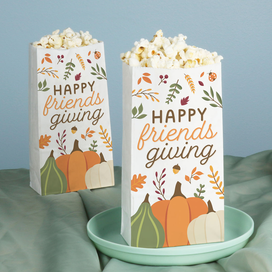 Popcorn Bags - Happy Friends Thanksgiving - 25 Ct