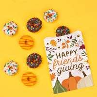 Paper Treat Bags - Fall Friends Thanksgiving - 25 Ct