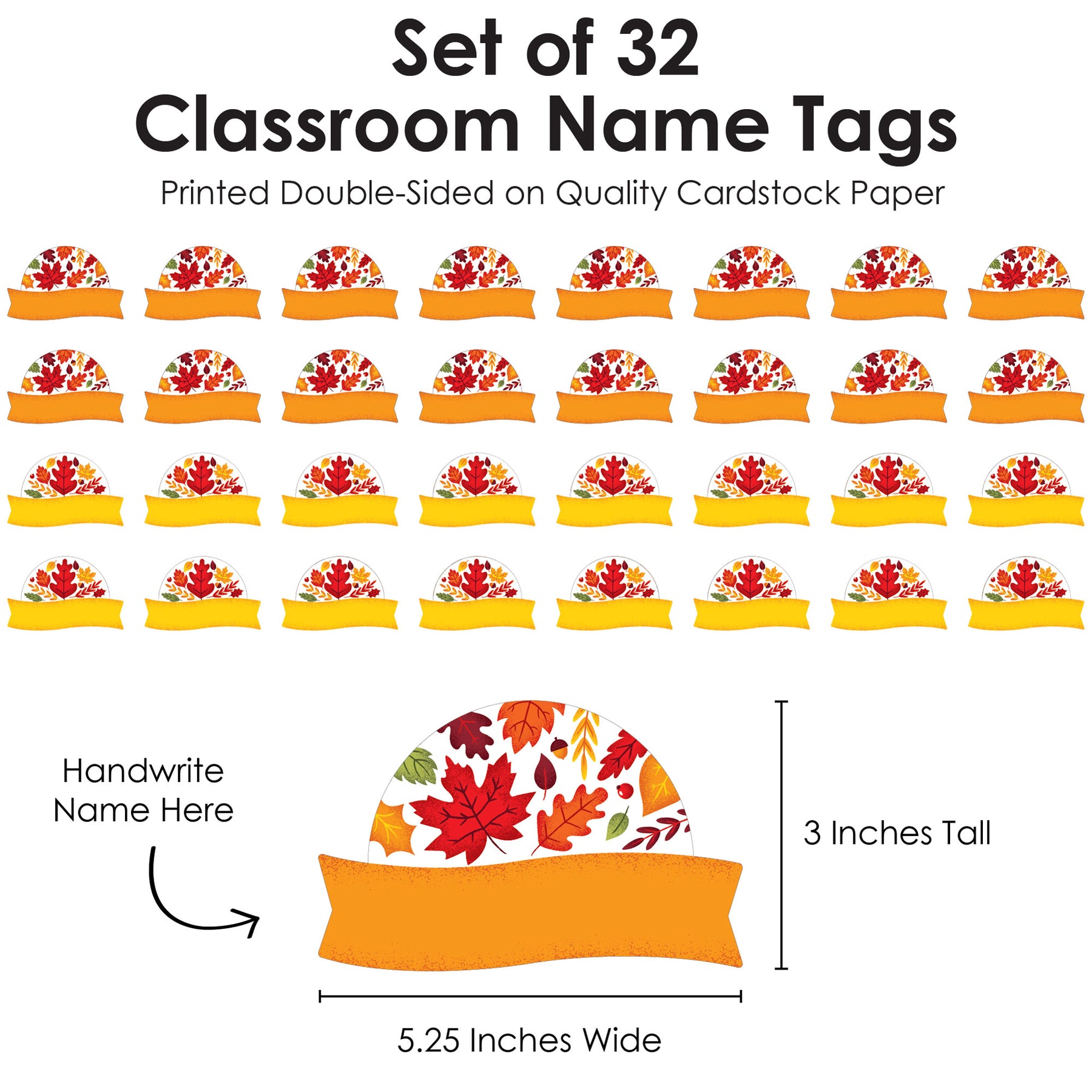 fall-leaves-diy-blank-paper-desk-or-locker-labels-classroom-name-tags-set-of-32-bigdotofhappiness-com-big-dot-of-happiness-llc for Free Printable Leaf Name Tags Fall Leaves - DIY Blank Paper Desk or Locker Labels - Classroom Name Tags - Set of 32 | BigDotOfHappiness.com – Big Dot of Happiness LLC for Free Printable Leaf Name Tags