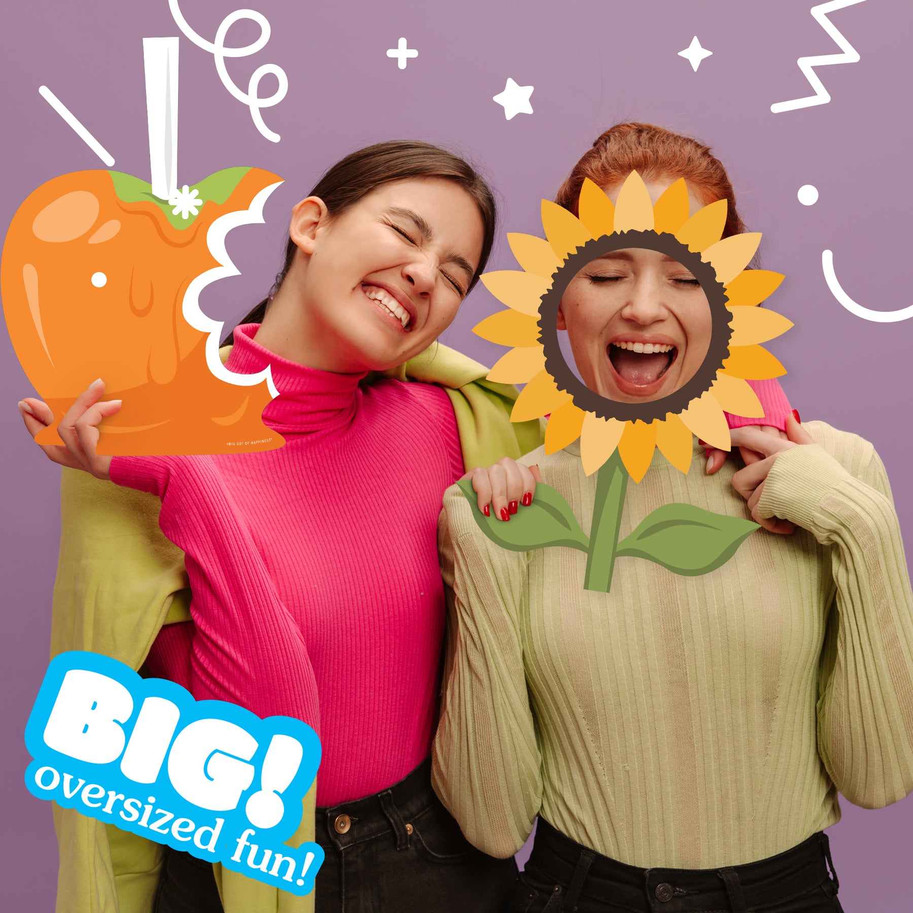 Fall Leaves Large Photo Props - 3 Ct – Big Dot of Happiness LLC