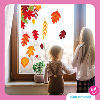 Fall Leaves Window Clings