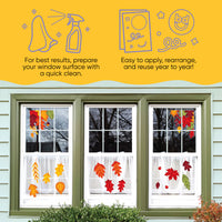 Fall Leaves Window Clings
