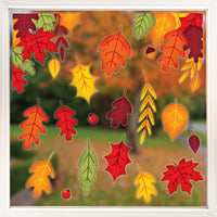 Fall Leaves Window Clings