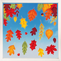 Fall Leaves Window Clings