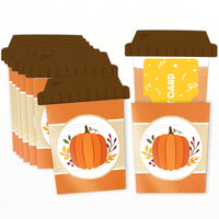 Fall Pumpkin Nifty Gifty Card Holders - 8 Ct