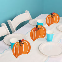 Fall Pumpkin 3D Centerpieces - 8 Ct