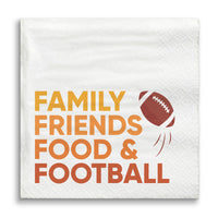 Napkins - Family Friends Food and Football