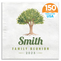 Custom Text Napkins - Family Reunion