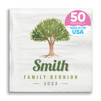 Custom Text Napkins - Family Reunion
