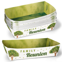 Family Tree Reunion Paper Food Trays - 12 Ct