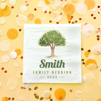 Custom Text Napkins - Family Reunion