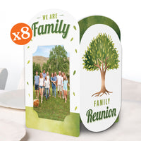 Family Tree Reunion Photo Centerpieces - 8 Ct