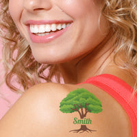 Custom Family Tree Temporary Tattoos - 12 Ct