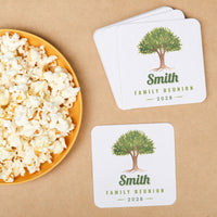 Custom Text Coasters - Family Reunion