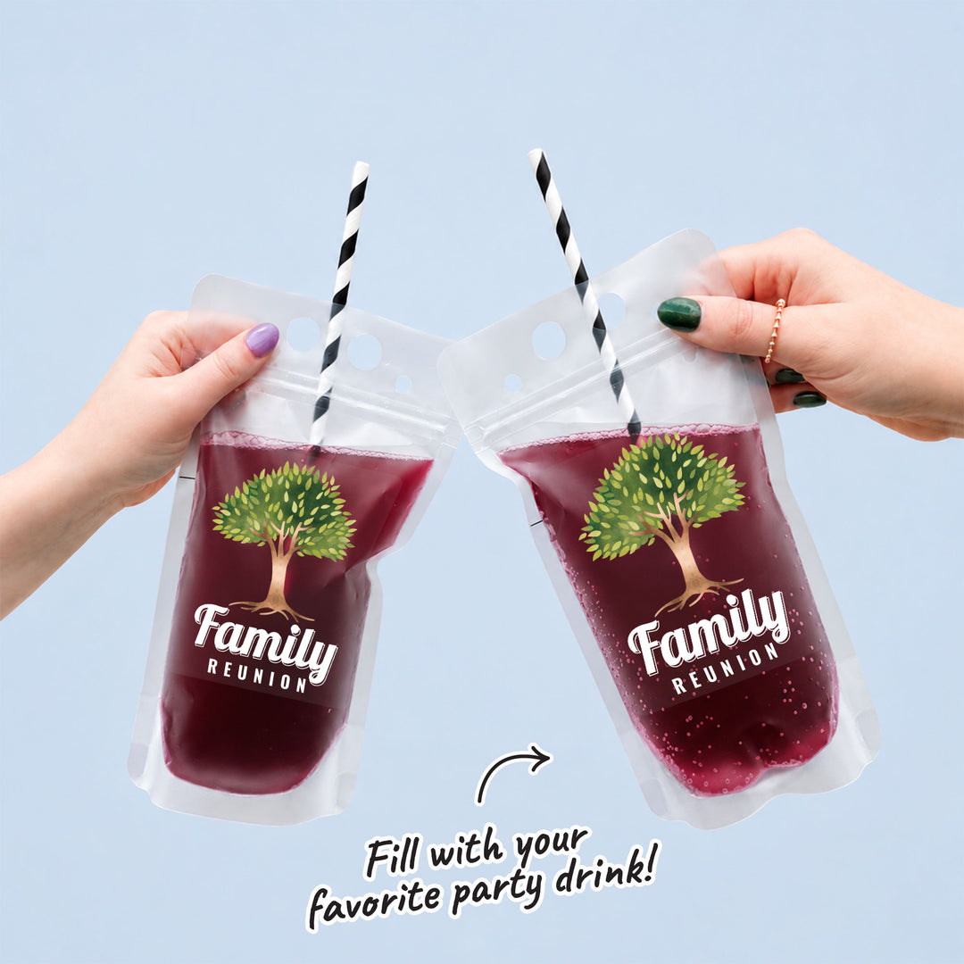 Drink Pouches - Family Tree Reunion - 12 Ct