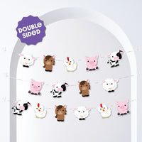 Farm Animals Garland Banner - 15 Pc