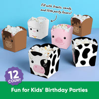 Farm Animals Treat Boxes - 12 Ct