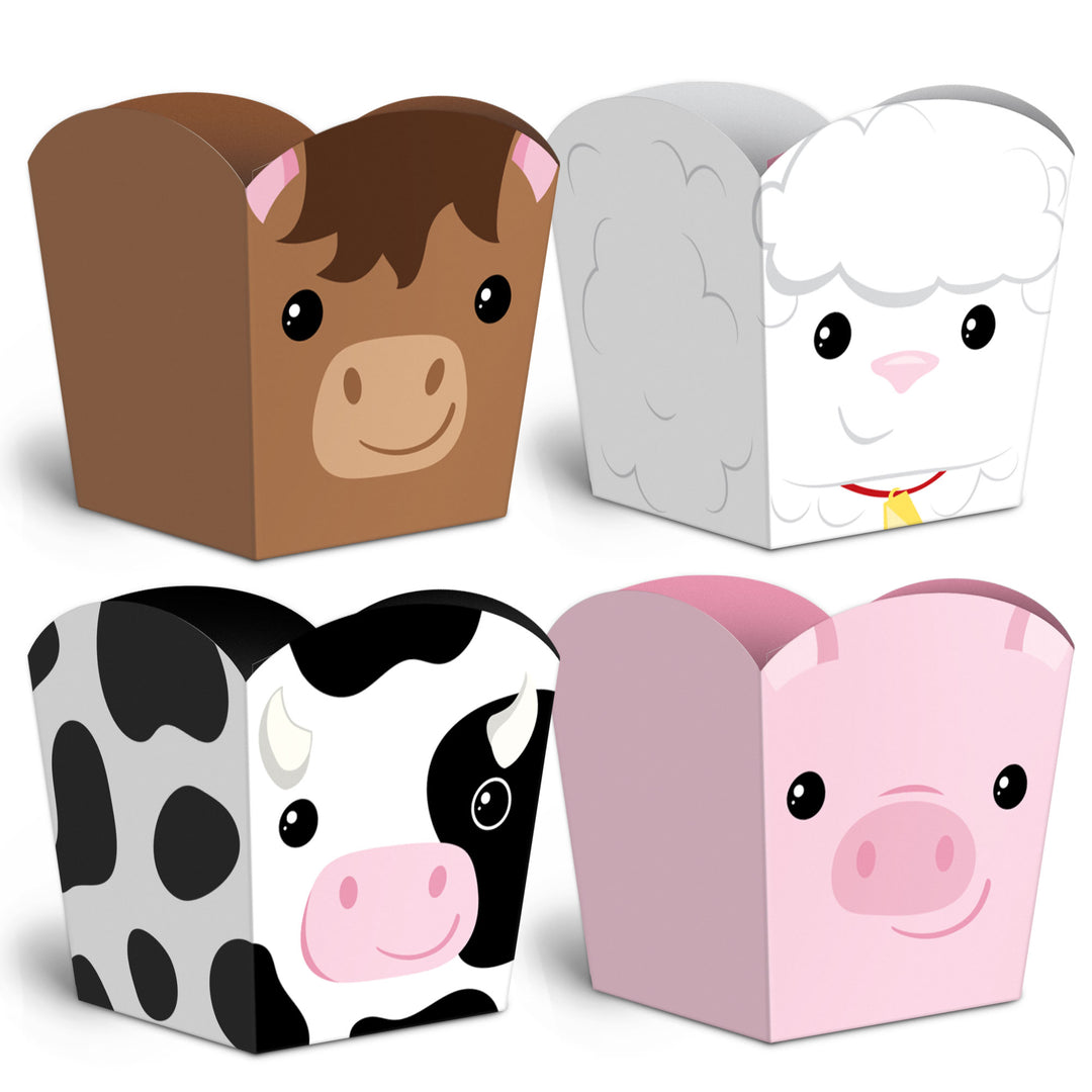 Farm Animals Treat Boxes - 12 Ct