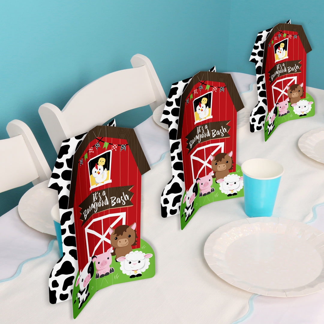 Farm 3D Centerpieces - 8 Ct