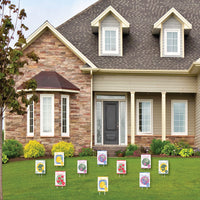 Farmers Market Seed Packets Yard Signs - 10 Ct