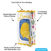 Farmers Market Seed Packets 3D Centerpieces - 8 Ct