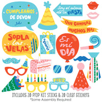 Feliz Cumpleanos Personalized Photo Props