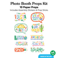 Fiesta props showing 10 pieces