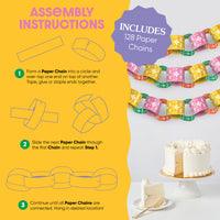 Fiesta DIY Paper Chains - 128 Pc
