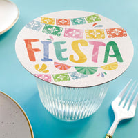Fiesta paper coaster thickness detail