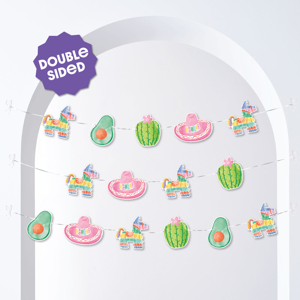 Fiesta Garland Banner - 15 Pc