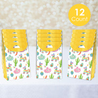 Fiesta party favor bags showing 12 count quantity