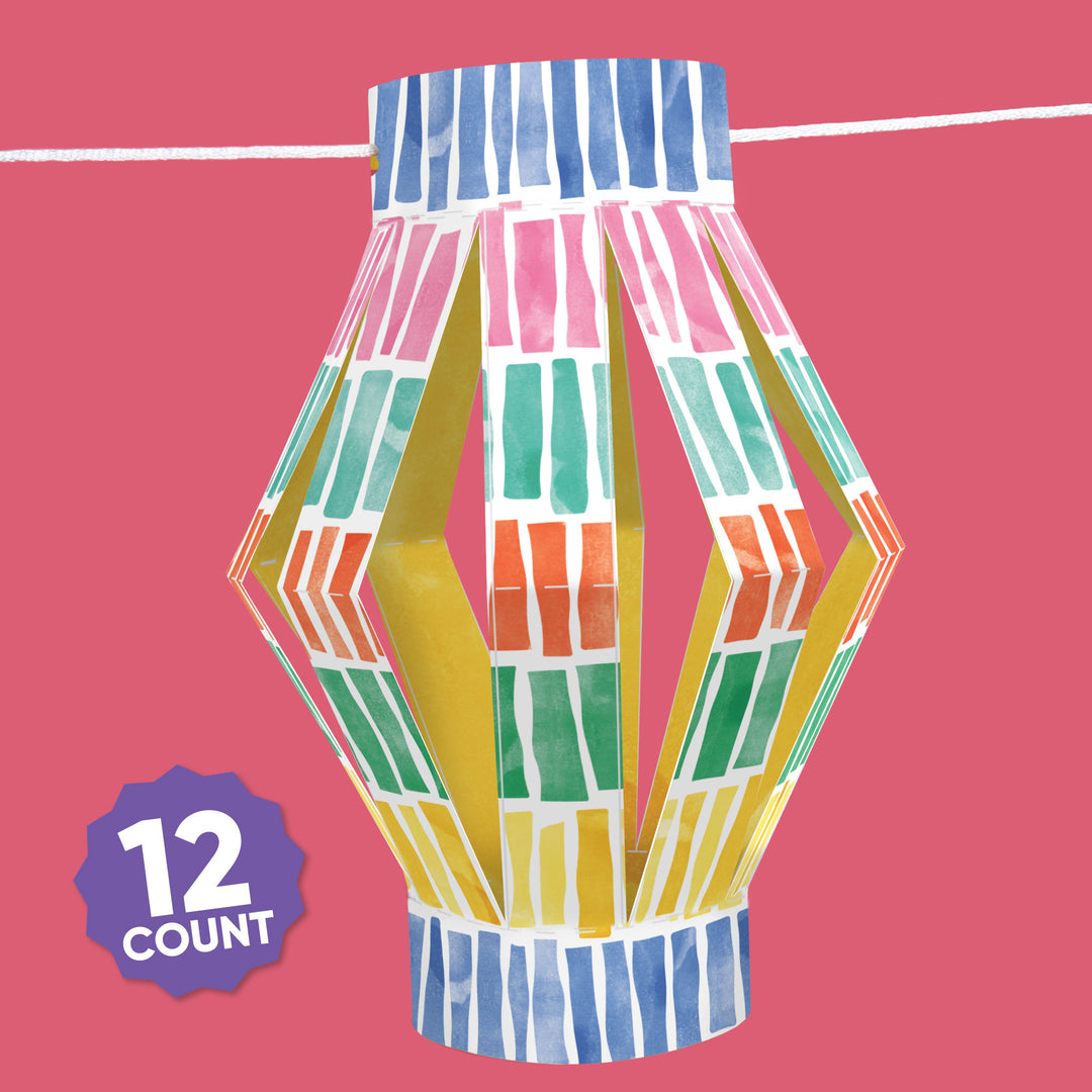 Fiesta lantern design close-up