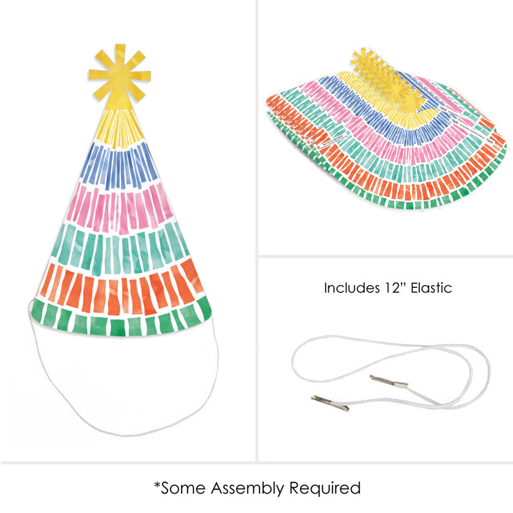 Fiesta cone hat elastic strap detail