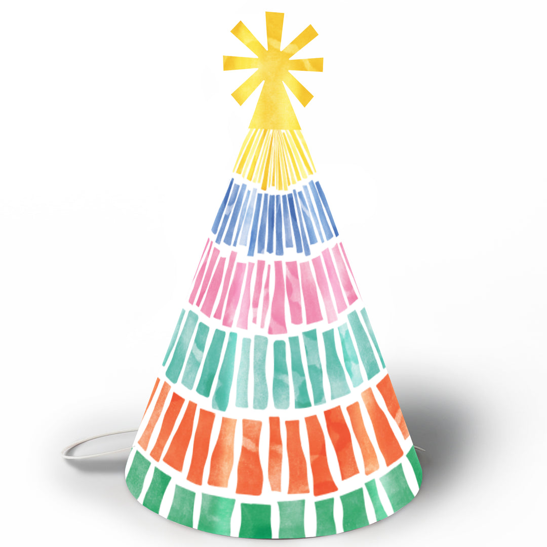 Fiesta party hat design close-up