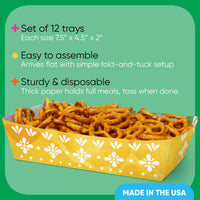 Fiesta tray fold and structure detail