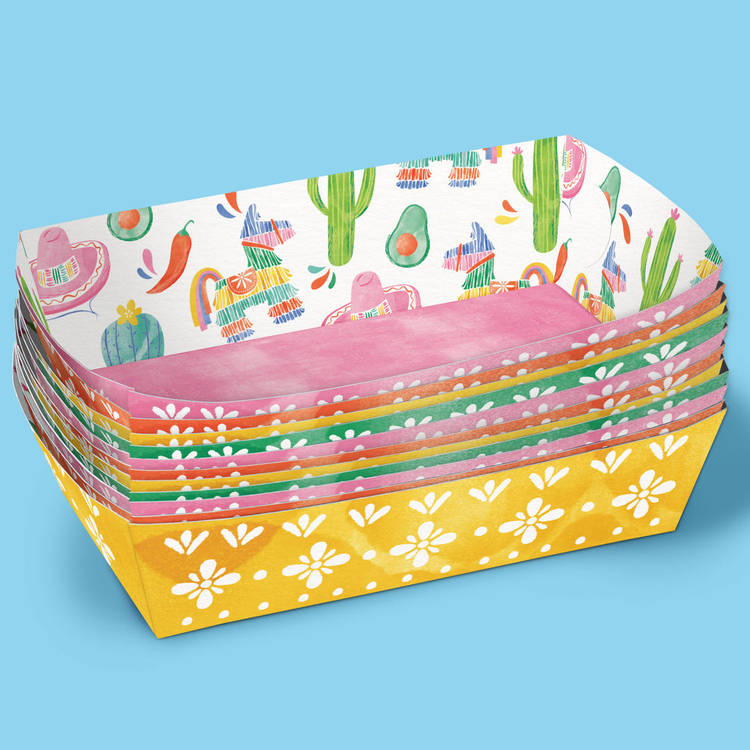 Fiesta trays showing 12 count
