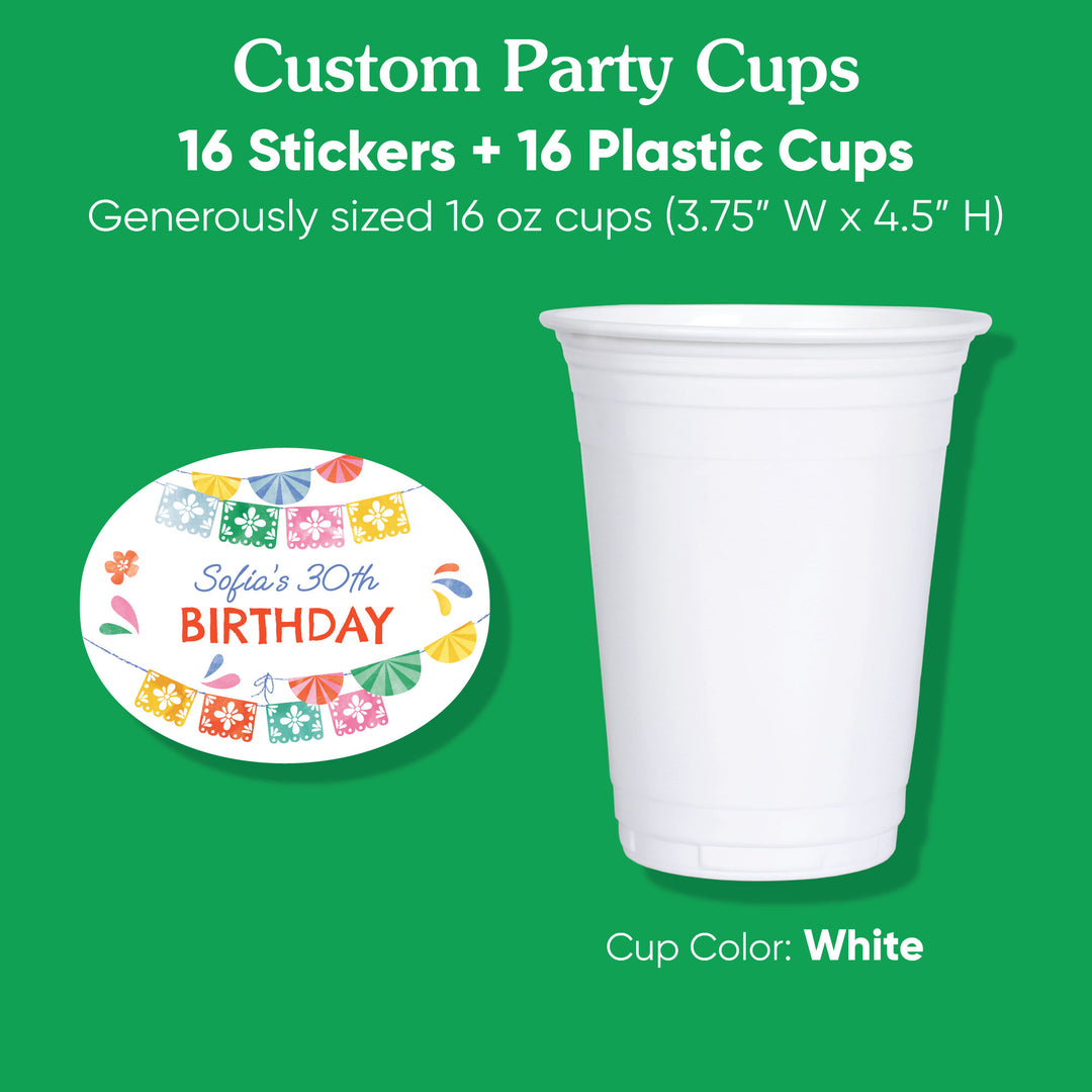 Fiesta cup sticker curve fit detail